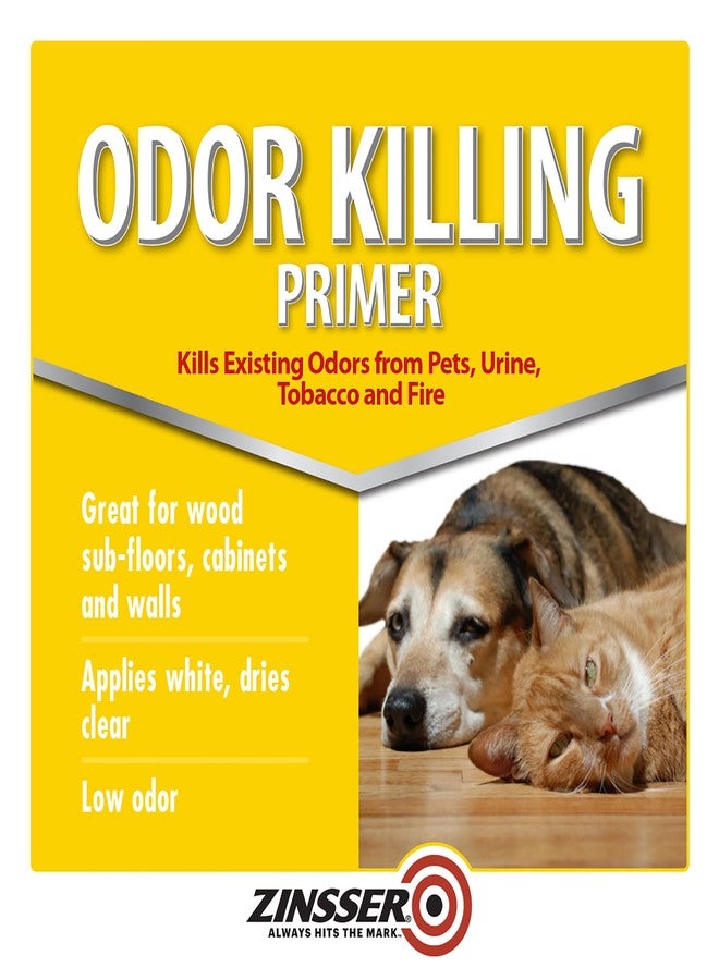 Zinsser Rust-Oleum Zinsser 307648 Odor Killing Primer, White, Quart - Image 2